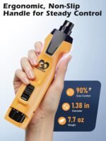 Casfuy 6-Speed Dog Nail Grinder – 50%+ Boost Power Dog Nail Trimmers Quiet with Dust Cap & 2 LED Lights & 2000mAh Battery & 4.8V Motor Electric Pet Toenail File Tool for Large Medium Small Dogs Cats - Image 8