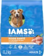 IAMS PROACTIVE HEALTH Adult Healthy Weight Control Dry Dog Food - With Real Chicken & Whole Grain - 13.20kg (29.1LB) Bag - Image 3