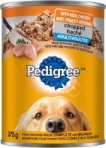 PEDIGREE CHOPPED Ground Adult Soft Wet Dog Food – With Real Chicken - 12x 375g (13 oz) Cans - Image 3