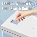 Fish Tank, Nano Glass Aquarium, Upgrade Filter System and LED Light, for Freshwater & Marine, Filter Balls Included (4 Gal) - Image 7