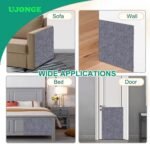 Cat Scratching Mat Scratcher Mats for Couch Protector - 78.7"x15.8" Self-Adhesive Kitten Scratcher Climbing Wall Mats, Cats Scratch Protectors for Furniture Sofa (Light Grey) - Image 6