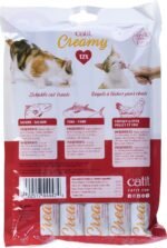 Catit Creamy Cat Treats Lickable, Assortment, 96 Tubes, Hand-Fed Lickable Cat Treats, Healthy & Hydrating, Made with Fresh Ingredients, Gaterie Pour Chat - Image 3