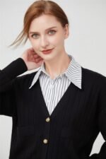 YEKEYI False Collar Shirt Detachable Fake Collar Wrist Cuffs Fake Sleeve Cuffs Collar Half Shirt Collar - Image 7