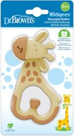 Dr. Brown's Ridgees Giraffe, Massaging Baby Teether, Designed by a Pediatric Dentist, BPA Free,3m+ - Image 3