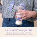 Lansinoh Manual Breast Pump, Hand Pump for Breastfeeding - Image 8