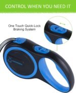 26FT Long Retractable Dog Leash Up to 110lbs, 360°Tangle-Free Heavy Duty Dog Lead with Anti-Slip Handle for Small/Medium/Large Dogs - Image 6