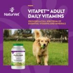 NaturVet VitaPet Adult Daily Vitamins Plus Breath Aid for Adult Dogs, 60 ct Time Release, Chewable Tablets, Made in USA - Image 5