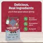 Blue Buffalo Santa Snacks Natural Soft Dog Treats, Chicken 4.5-oz - Image 7