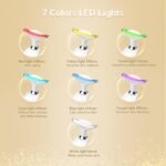 Red Light Therapy Device, 7 Color Skin Care Neck and Face Massager, Portable Facial Massager for Skin Lifting & Tightening - Image 3