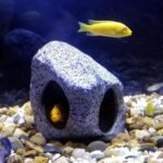 Aquarium Hideaway Rock Cave for Aquatic Pets to Breed, Play and Rest, Safe and Non-Toxic Ceramic Fish Tank Ornaments, Decor Stone for Betta - Image 3