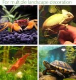 Aquarium Hideaway Rock Cave for Aquatic Pets to Breed, Play and Rest, Safe and Non-Toxic Ceramic Fish Tank Ornaments, Decor Stone for Betta - Image 5