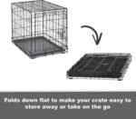 New World Pet Products Folding Metal Dog Crate; Single Door 36" - Image 7