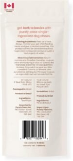 Natural Bully Sticks for Dogs – Long-Lasting, Rawhide-Free Dog Chews – Low Odor, Grain-Free Dental Treat – Single Ingredient, 100% Beef – Canadian Company (6", 5 Count) - Image 10