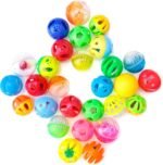 Chiwava 48 Pack Cat Plastic Noisy Cat Toy Balls with Rattle Bell Kitten Chase Pounce Play Assorted Species - Image 9