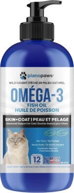 Omega 3 Fish Oil for Cats – Liquid Cat Fish Oil Supplement with EPA & DHA – Kitten Vitamins & Cat Health Supplies – Supports Skin & Coat – for All Breeds & Ages - Image 9