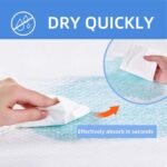 40 Count Puppy Pee Pads 24'' x 24'', Disposable Dog Toilet Training Pad, Ultra Absorbent | Quick Dry | Leak-Proof Pet Potty Pads for Puppies, Dogs, Doggie, Cats, Rabbits, Blue - Image 6