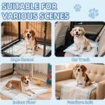 40 Count Puppy Pee Pads 24'' x 24'', Disposable Dog Toilet Training Pad, Ultra Absorbent | Quick Dry | Leak-Proof Pet Potty Pads for Puppies, Dogs, Doggie, Cats, Rabbits, Blue - Image 8