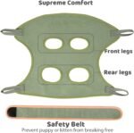 Guzekier Dog Grooming Hammock Harness for Cats and Small Dogs, Groming tabel for Dog, Dog Grooming Sling, Pet Grooming Supplies Kit with Nail Clippers/Trimmer, Nail File,… - Image 5