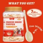 Wellix Dog & Cat Food Topper - Antarctic Krill Treats Freeze Dried Egg Yolk&Chicken Flavor Low Calorie - Healthy Cat Treats for Indoor Cats - Image 7