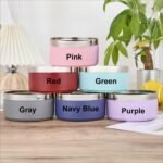 Personalized Dog Food Bowl with Name,Custom Dog Bowl,Dogs Food/Water Bowls,Small Large Bowls for Pet,Stainless Steel Cat Feeder Pet Gift - Image 6