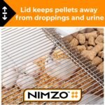 Nimzo Large Lab Cage - Rat & Mouse Breeding Cage, 3-Pack with 500ml Bottle - Image 5