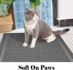 UPSKY Large Cat Litter Mat Trapper 35"×23" Traps Litters from Box and Paws Scatter Control for Folding Trapping Mat Soft for Floor on Sensitive Kitty Paws Easy to Clean - Image 7