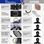 TRSMIMA Safety Harness Fall Protection - Upgrade 4 Quick Release Buckle Construction Full Body Harness with 6 Point Adjustment Dorsal D-ring - Image 5