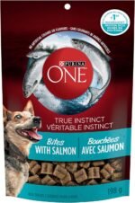Purina ONE Dog Treats, True Instinct Bites Salmon - 198 g Pouch (1 Pack) - Image 3