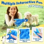 KIPRITII 23-Pack No-Stuffing Squeaky Octopus-Shaped Puppy Toy for Small Dogs, Enrichment Dog Toys with Cute Plush & Engaging Chew Toys for Puppy Teething to Keep Them Busy - Image 4