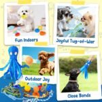 KIPRITII 23-Pack No-Stuffing Squeaky Octopus-Shaped Puppy Toy for Small Dogs, Enrichment Dog Toys with Cute Plush & Engaging Chew Toys for Puppy Teething to Keep Them Busy - Image 7