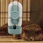 Hanging Automatic Pet Water Feeder Rabbit Water Bottle,Suitable for Small Animal,Small Animals Cage Accessories(Green) - Image 8