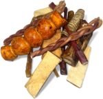 MEGA Mix Dog CHEW Bag - *(Large/XL Dog)* - All Natural Dog Chews and Treats - Bully Stick - Himalayan Yak Chews - Beef Cheek Rolls - Beef Ears & More - for Dogs - Image 5