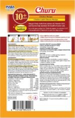 INABA Churu for Senior 10+, Creamy Lickable Cat Treats with Taurine, Vitamin E & C, 14 Grams Each, 20 Tubes, Chicken Variety - Image 3