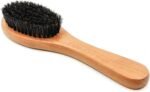 Pet Soft Brush with Wood Handle and Boar Bristle Hair Brush - Soft Cat and Dog Grooming Brush for Short Hair Cats and Small Dogs - Soft Bristles for Gentle Massage and Dandruff Removal (Cat) - Image 4
