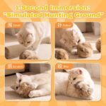 2026 New Rabbit Fur Ball Cat Toy, Soft Fluffy Cat Toy Ballfor Chasing, Kicking & Indoor Exercise, Furry Catnip Toy Ball — Soft, Washable & Fun to Chase, for Bunny Kicks & Chase Games (3 Pcs) - Image 5
