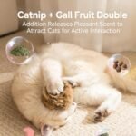 2026 New Rabbit Fur Ball Cat Toy, Soft Fluffy Cat Toy Ballfor Chasing, Kicking & Indoor Exercise, Furry Catnip Toy Ball — Soft, Washable & Fun to Chase, for Bunny Kicks & Chase Games (3 Pcs) - Image 7