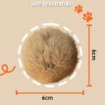2026 New Rabbit Fur Ball Cat Toy, Soft Fluffy Cat Toy Ballfor Chasing, Kicking & Indoor Exercise, Furry Catnip Toy Ball — Soft, Washable & Fun to Chase, for Bunny Kicks & Chase Games (3 Pcs) - Image 9