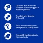 PEDIGREE MARROBONE Dog Treats - Bacon & Cheese Flavour - 680g Pouch - Image 6