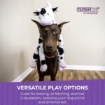 Multipet's Swingin Slevin XXL Oversized 30-Inch Spotted Cow Plush Dog Toy - Image 5