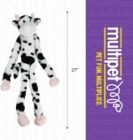 Multipet's Swingin Slevin XXL Oversized 30-Inch Spotted Cow Plush Dog Toy - Image 6