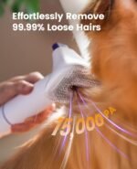 oneisall Dog Hair Vacuum & Dog Grooming Kit/Low Noise Dog Grooming Vacuum12kpa,Dog Vacuum for Shedding Grooming for Pet Hair&Home Cleaning - Image 4