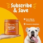 Zesty Paws Omega 3 for Dogs Soft Chews - Fish Oil for Dogs with Omega 3 for Skin Health - Skin & Coat Supplement with Vitamin E & Vitamin C Antioxidants -Chicken Flavour - 90 Count - Image 5