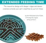 Slow Feeder Dog Bowl for Medium & Small Pets, Anti Choking Puzzle Dog Food Bowl with Non-Slip Base, Interactive Pet Slow Eating, Silicone Cat Slow Feeder for Puppies & Cats - Image 4