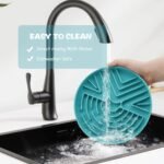 Slow Feeder Dog Bowl for Medium & Small Pets, Anti Choking Puzzle Dog Food Bowl with Non-Slip Base, Interactive Pet Slow Eating, Silicone Cat Slow Feeder for Puppies & Cats - Image 7