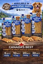 Bully Sticks for Dogs/Chien - 6 Inches, 10 Sticks - All Natural Odor Grass Fed Long Lasting Dog Chew Treats - No Artificial Flavor - Large Single Ingredient Beef Pizzle - Image 8