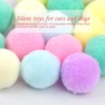 20PCS Cat Toy Balls, 3cm Cat Interactive Toys Balls, Colorful Pet Pom Pom Balls Kitten Toys Cat Toys, Soft Toys Cat Ball Kitten Chew Toys Pet Supplies for Cats Kittens Pet Dog - Image 3