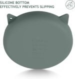 Coomazy Silicone Slow Feeder Cat Bowl, Slow Down Pet Eating Speed for Prevent Choking Promote Digestion (Green) - Image 6