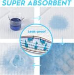 Small Pet Pee Pads, Pee Pads for Pets, Puppy Training Pads, Super Absorbent & Leak Pads for Kids, Elderly - Liquid, Urine, Accidents(100 Count/13X17.7in) - Image 5