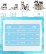 Small Pet Pee Pads, Pee Pads for Pets, Puppy Training Pads, Super Absorbent & Leak Pads for Kids, Elderly - Liquid, Urine, Accidents(100 Count/13X17.7in) - Image 7