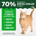 GREENIES Feline Cat Treats Natural Dental Care, Oven Roasted Chicken Flavour, 21oz. Tub - Image 3